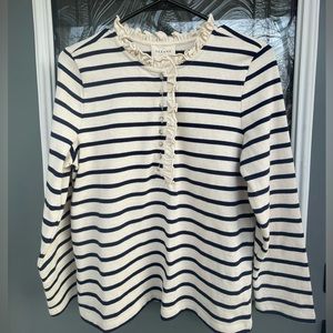 Sezane Mariniere Gael Blouse/Shirt 3/4 Sleeves